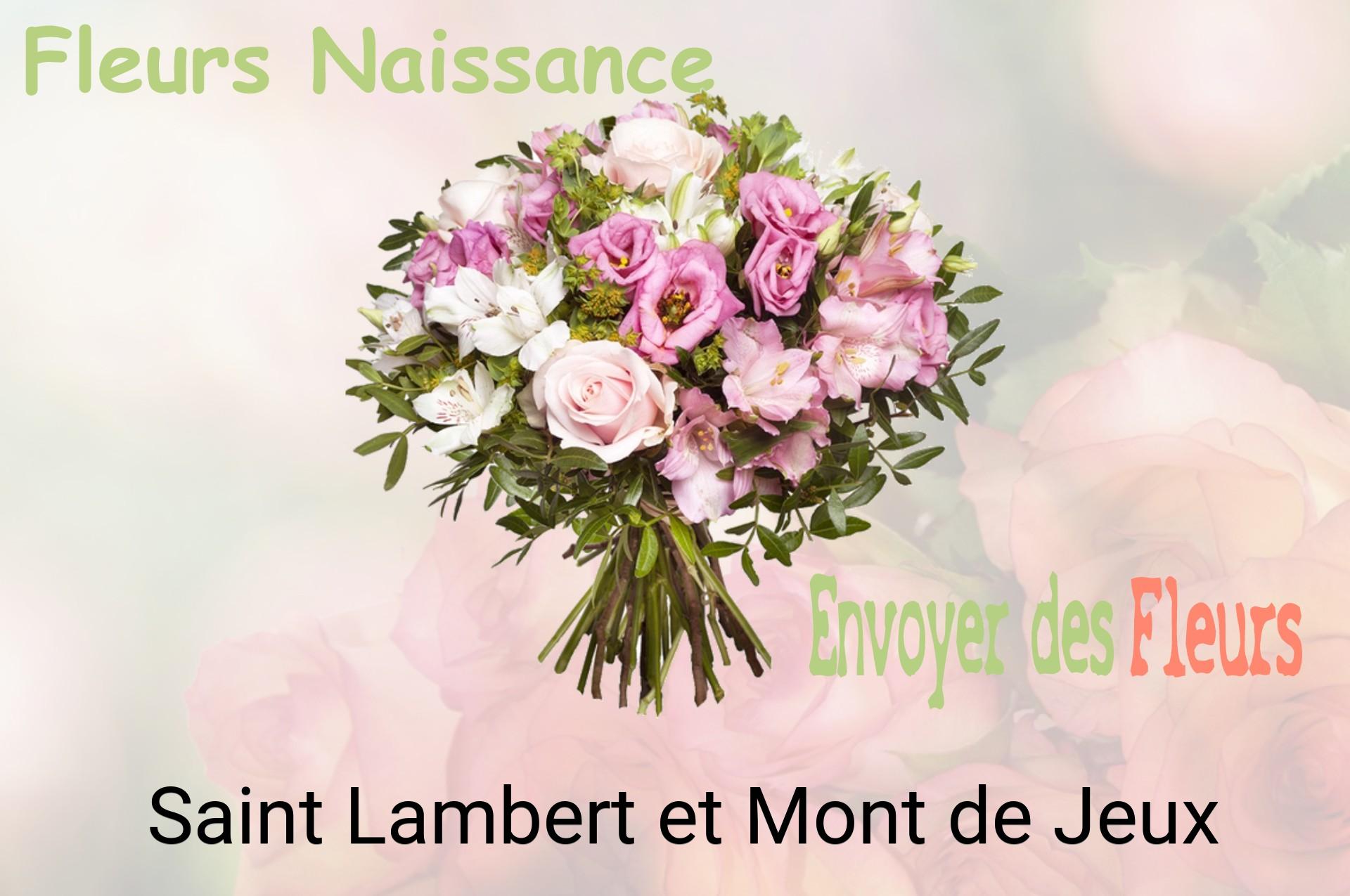 Bouquet de fleurs de naissance livré à Saint-Lambert-et-Mont-de-Jeux